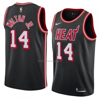 Camiseta Miami Heat Derrick Walton Jr. #14 Classic 2018 Negro