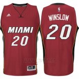 Camiseta Miami Heat Justise Winslow #20 Rojo
