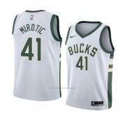 Camiseta Milwaukee Bucks Nikola Mirotic #41 Association 2018 Blanco