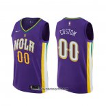 Camiseta New Orleans Pelicans Personalizada Ciudad Violeta