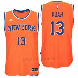 Camiseta New York Knicks Joakim Noah #13 Naranja