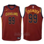 Camiseta Nino Cleveland Cavaliers Jae Crowder Icon #99 2017-18 Rojo