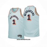Camiseta Nino San Antonio Spurs Victor Wembanyama #1 Ciudad 2024-25 Verde