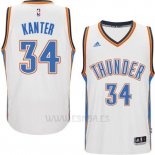 Camiseta Oklahoma City Thunder Enes Kanter #34 Blanco