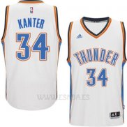 Camiseta Oklahoma City Thunder Enes Kanter #34 Blanco