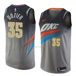 Camiseta Oklahoma City Thunder Pj Dozier #35 Ciudad 2018 Gris