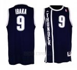 Camiseta Oklahoma City Thunder Serge Ibaka #9 Azul