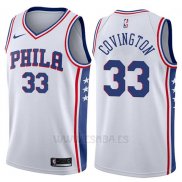 Camiseta Philadelphia 76ers Robert Covington #33 Swingman Association 2017-18 Blanco