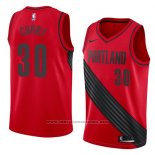 Camiseta Portland Trail Blazers Seth Curry #30 Statement 2018 Rojo2