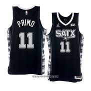 Camiseta San Antonio Spurs Joshua Primo #11 Statement 2022-23 Negro