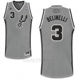 Camiseta San Antonio Spurs Marco Belinelli #3 Gris