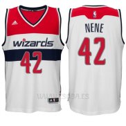 Camiseta Washington Wizards Nene #42 Blanco