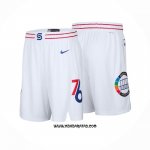 Pantalone Philadelphia 76ers Ciudad 2024-25 Blanco