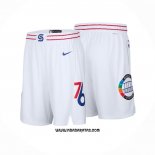 Pantalone Philadelphia 76ers Ciudad 2024-25 Blanco