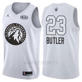 Camiseta All Star 2018 Minnesota Timberwolves Jimmy Butler #23 Blanco