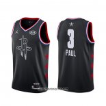 Camiseta All Star 2019 Houston Rockets Chris Paul #3 Negro
