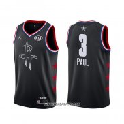 Camiseta All Star 2019 Houston Rockets Chris Paul #3 Negro