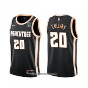 Camiseta Atlanta Hawks John Collins #20 Ciudad Negro