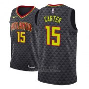 Camiseta Atlanta Hawks Vince Carter #15 Icon 2018 Negro