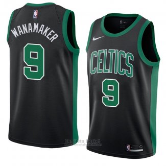 Camiseta Boston Celtics Brad Wanamaker Statement #9 2017-18 Negro