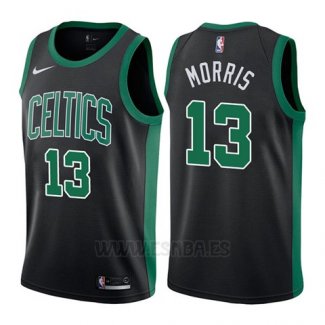 Camiseta Boston Celtics Marcus Morris #13 Statement 2017-18 Negro