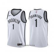 Camiseta Brooklyn Nets Jamal Crawford #1 Association Blanco