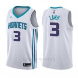 Camiseta Charlotte Hornets Jeremy Lamb #3 Association 2017-18 Blanco