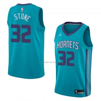 Camiseta Charlotte Hornets Julyan Stone #32 Icon 2018 Verde