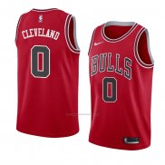 Camiseta Chicago Bulls Antonius Cleveland #0 Icon 2018 Rojo