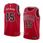 Camiseta Chicago Bulls Chandler Hutchison #15 Icon 2018 Rojo