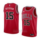 Camiseta Chicago Bulls Chandler Hutchison #15 Icon 2018 Rojo