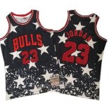 Camiseta Chicago Bulls Michael Jordan Hardwood Retro 1997-98 Negro