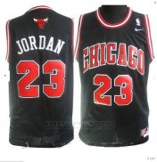 Camiseta Chicago Bulls Michael Jordan #23 Retro Negro2