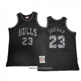 Camiseta Chicago Bulls Michael Jordan #23 Swingman Mitchell & Ness 1997-98 Negro