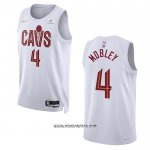 Camiseta Cleveland Cavaliers Evan Mobley #4 Association 2022-23 Blanco