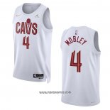 Camiseta Cleveland Cavaliers Evan Mobley #4 Association 2022-23 Blanco