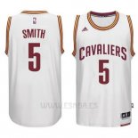 Camiseta Cleveland Cavaliers J.R. Smith #5 Blanca