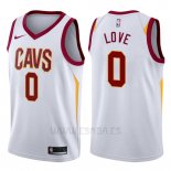 Camiseta Cleveland Cavaliers Kevin Love #0 2017-18 Blanco