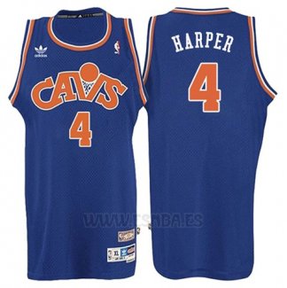 Camiseta Cleveland Cavaliers Ron Harper #4 Retro 2008 Azul