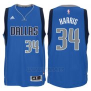 Camiseta Dallas Mavericks Devin Harris #34 Azul