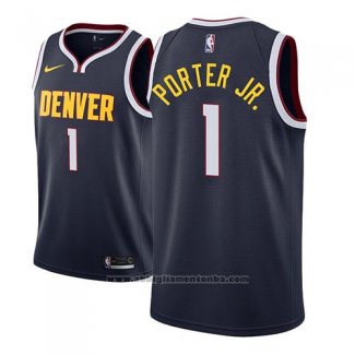 Camiseta Denver Nuggets Michael Porter Jr. #1 Icon 2018-19 Azul