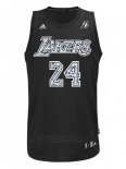 Camiseta Diamonds Editon Los Angeles Lakers Kobe Bryant #24 Negro