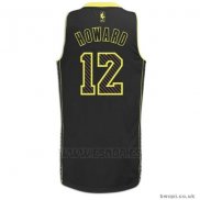 Camiseta Electricidad Moda Houston Rockets Dwight Howard #12 Negro