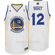 Camiseta Golden State Warriors Andrew Bogut #12 Blanco