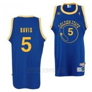 Camiseta Golden State Warriors Baron Davis #5 Retro Azul