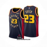 Camiseta Golden State Warriors Draymond Green #23 Ciudad 2024-25 Azul