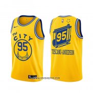 Camiseta Golden State Warriors Juan Toscano-Anderson #95 Classic Oro