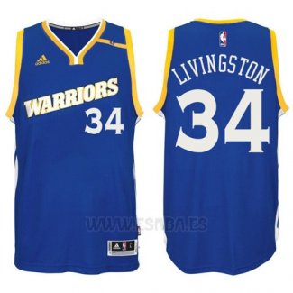 Camiseta Golden State Warriors Shaun Livingston #34 Azul