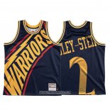 Camiseta Golden State Warriors Willie Cauley Stein #2 Mitchell & Ness Big Face Azul