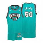 Camiseta Historic Retro Vancouver Grizzlies Bryant Reeves #50 Verde